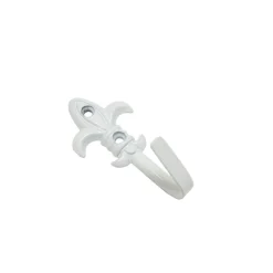 Zierhaken Lilie 5,5 cm weiß
